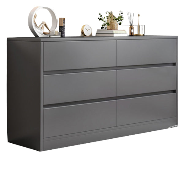 Contemporary 15.7" Wide Storage Chest 6 Drawers Storage Chest Dresser