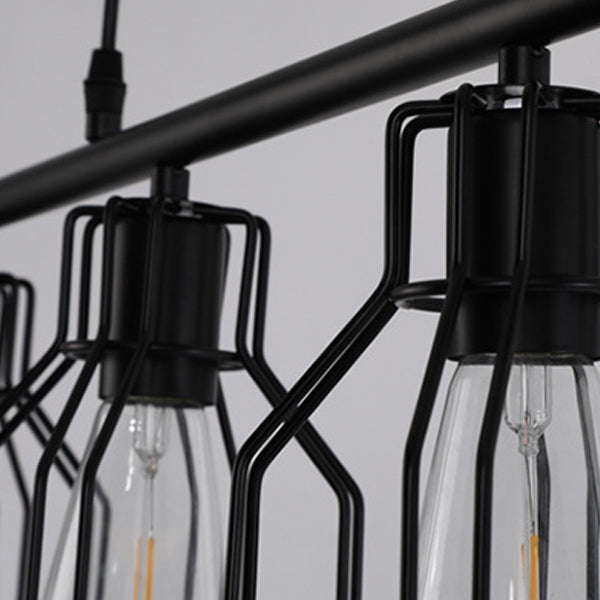 Metal Island Pendant Industrial Style Island Light Fixtures for Living Room