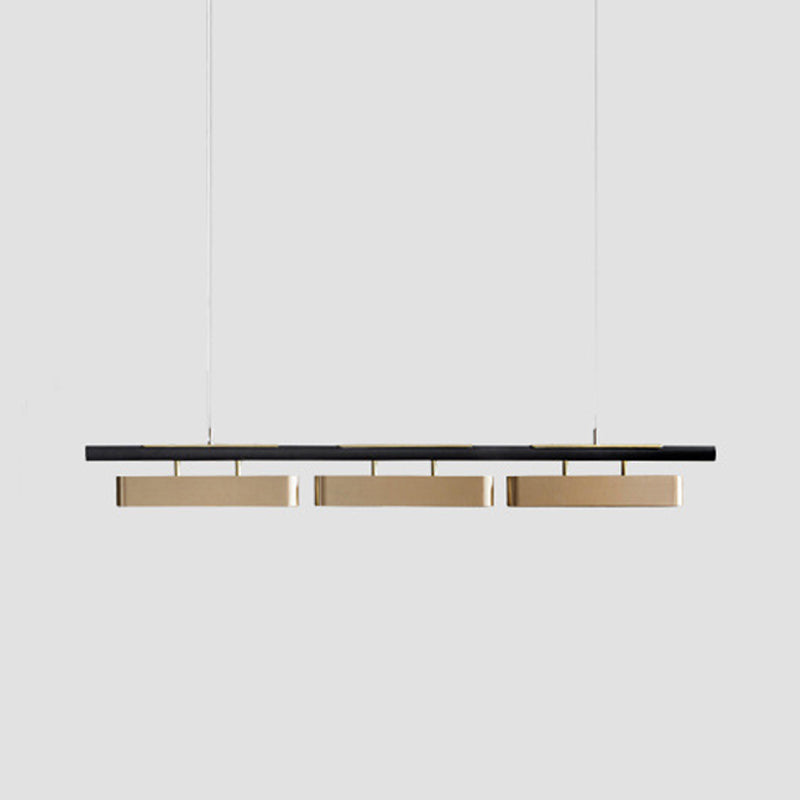 Modern Kitchen Pendant Lights Stainless Steel Island Light in Black and Gold