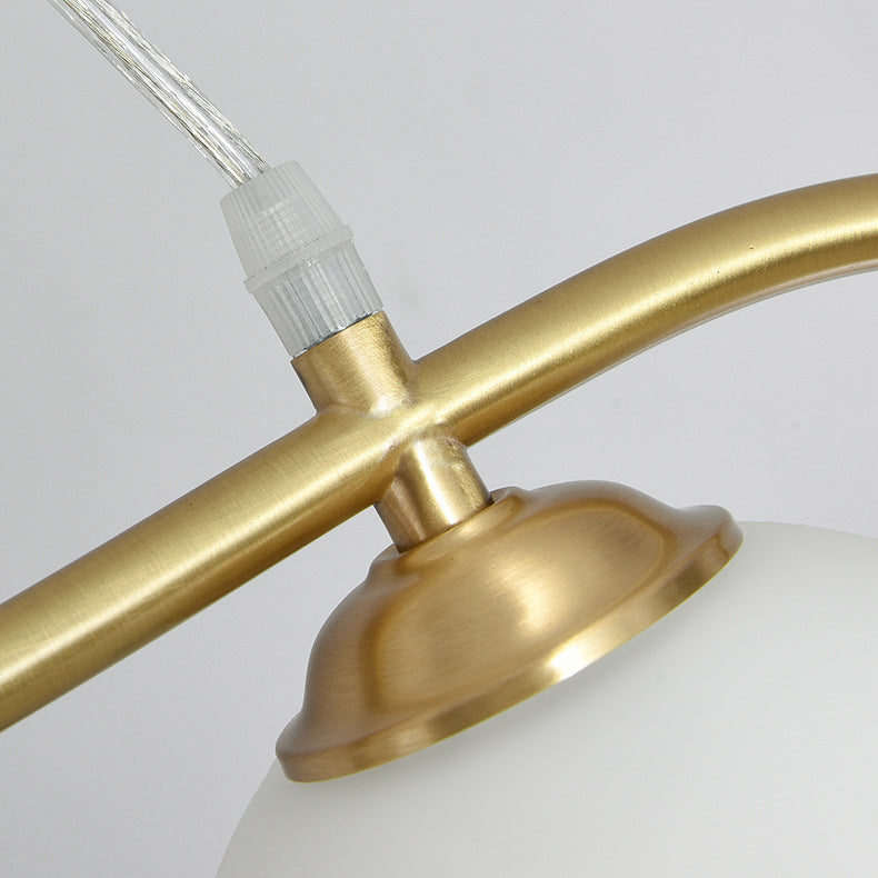 Modern Kitchen Pendant Lamps Globe Glass Island Light for Dining Table