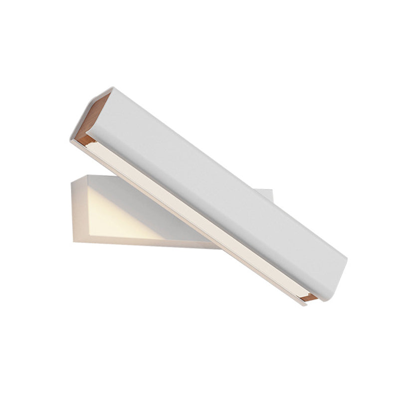 Metal Square Shape Wall Sconce Modern Style 1 Light Wall Light Fixture