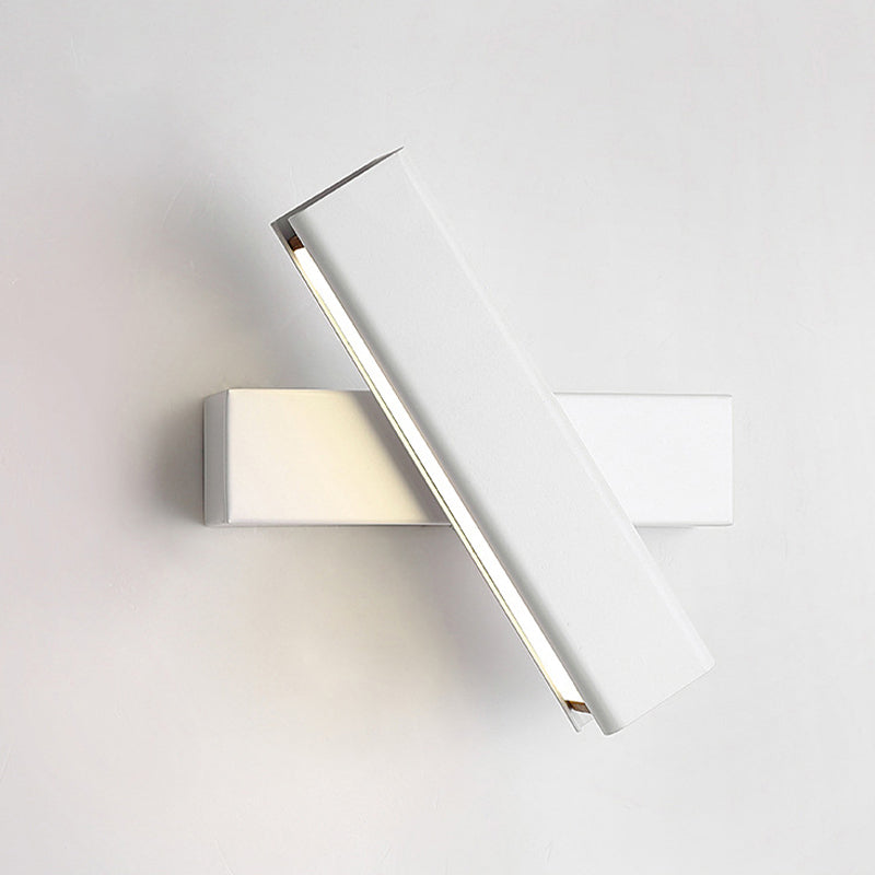 Metal Square Shape Wall Sconce Modern Style 1 Light Wall Light Fixture