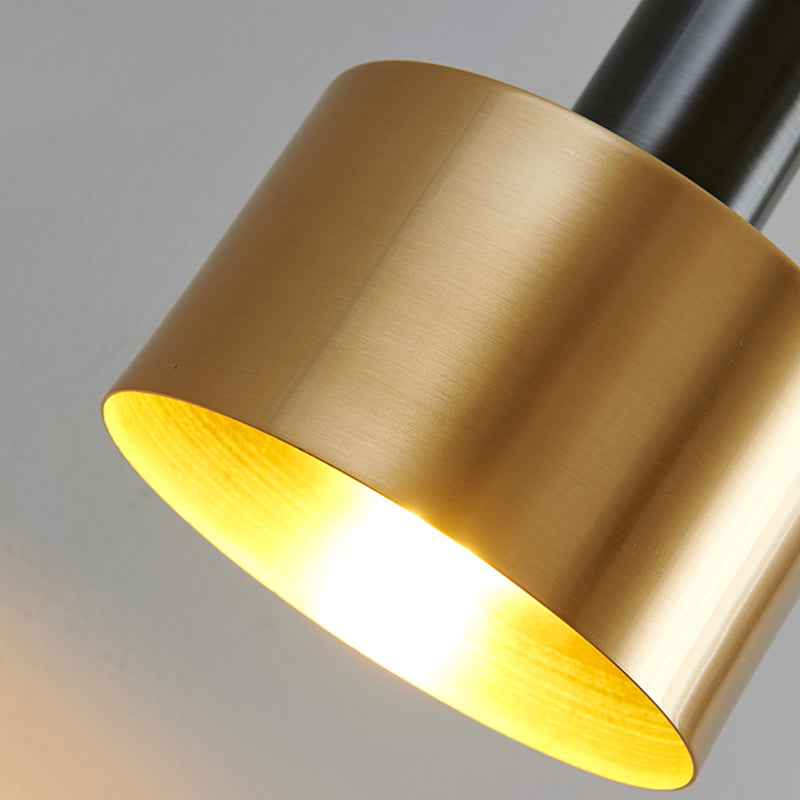 1 Light Cylinder Wall Sconce Modern Style Metal Sconces for Bedroom