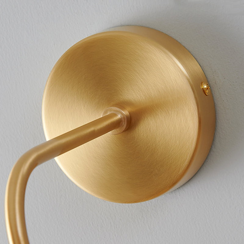 1 Light Cylinder Wall Sconce Modern Style Metal Sconces for Bedroom