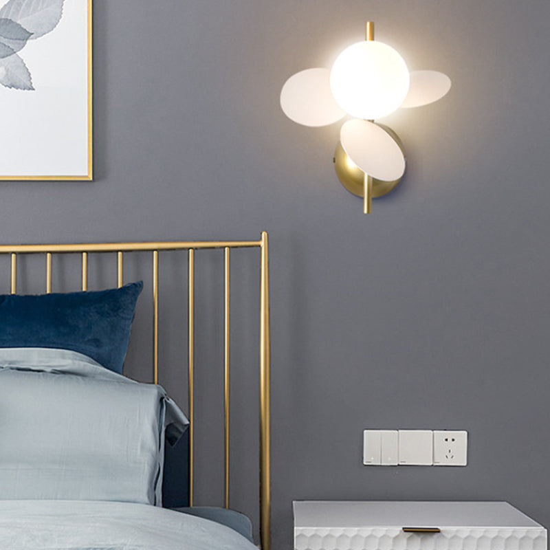 Metal Unique Shape Wall Sconce Modern Style Multi Lights Wall Light Fixture