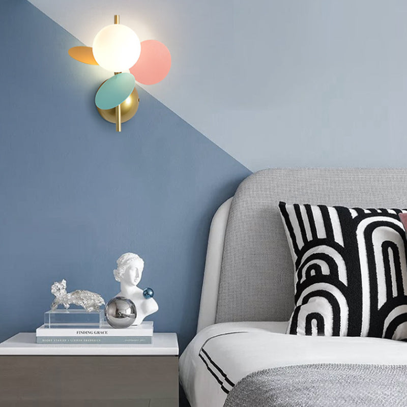 Metal Unique Shape Wall Sconce Modern Style Multi Lights Wall Light Fixture