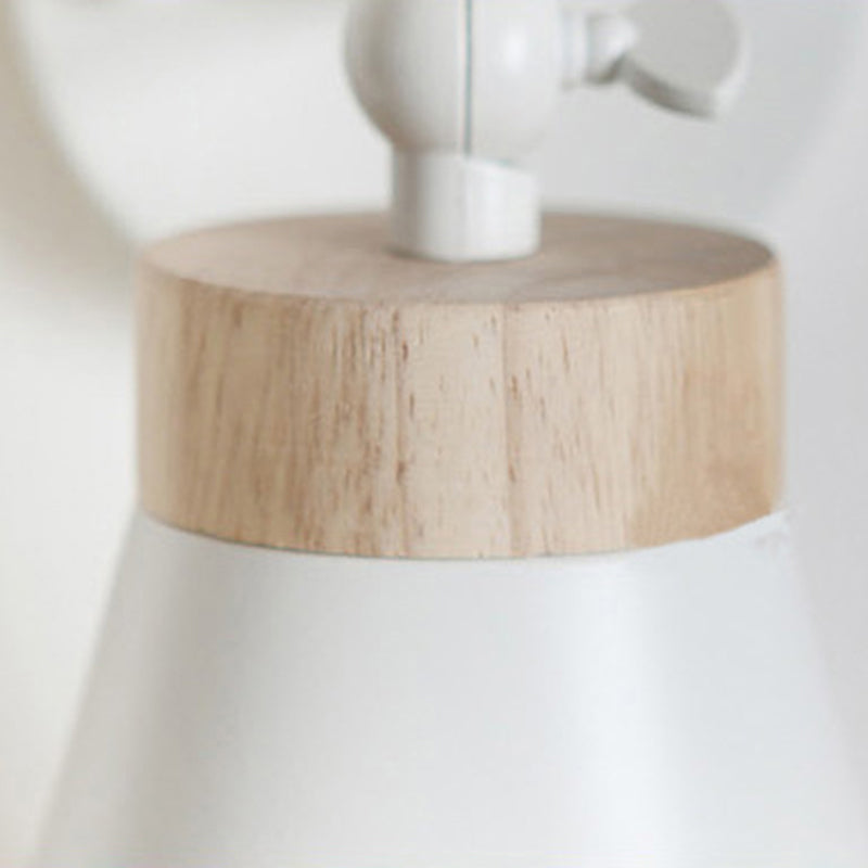 Macaron Empire Shape Wall Sconce Metal 1 Light Sconces for Living Room