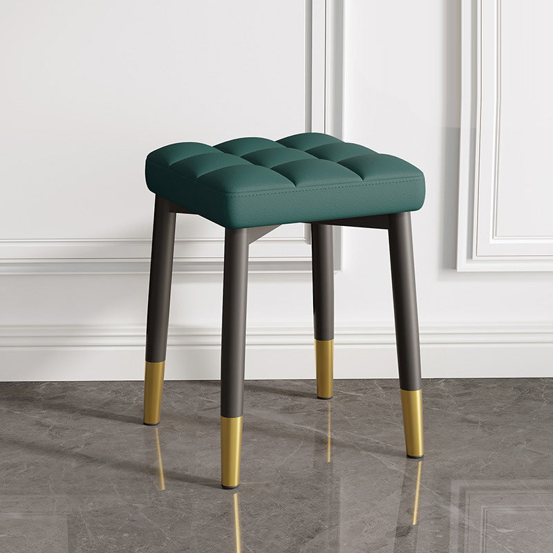 White Modern Standard Leather Solid Color Water Resistant Indoor Standard