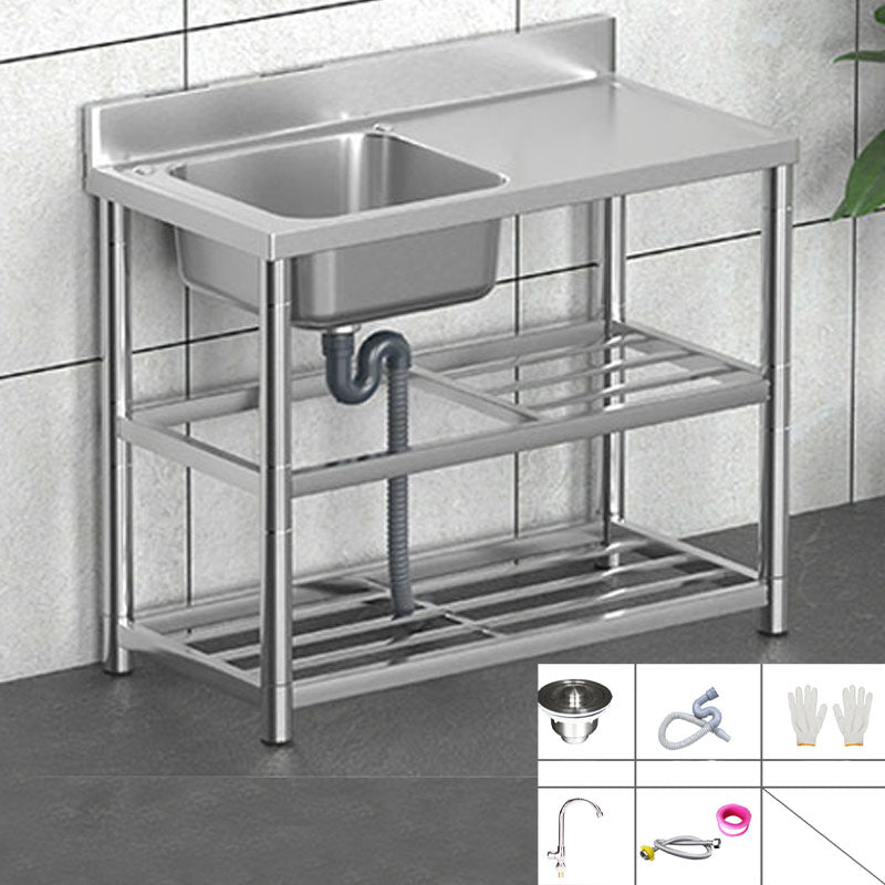 Classic Style Kitchen Sink Stainless Steel 2 Holes Undermount Kitchen Sink