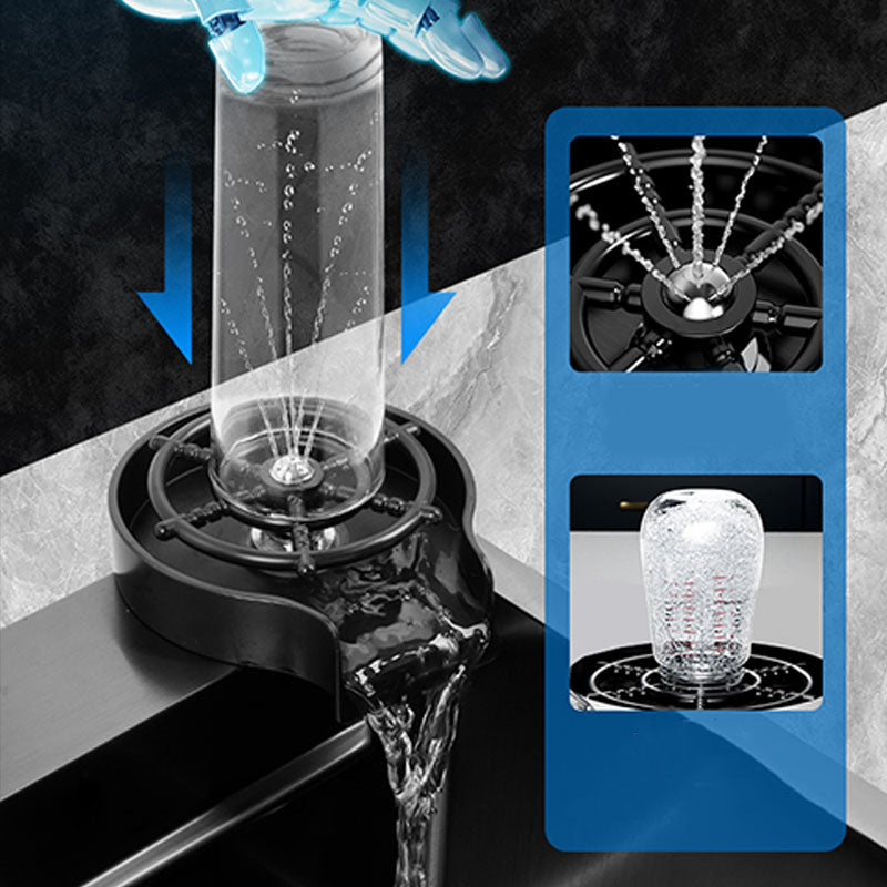 Contemporary Kitchen Sink Stainless Steel Kitchen Sink with Drain Assembly