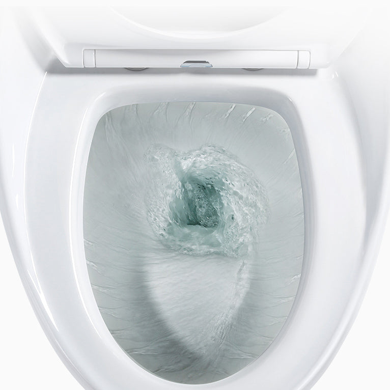 Modern UF Siphon Jet Toilet Bowl Floor Mount Flush Toilet with Toilet Seat