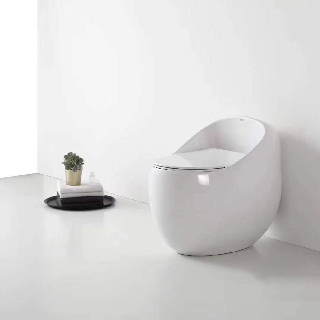 Modern UF Siphon Jet Toilet Bowl Floor Mount Flush Toilet with Toilet Seat