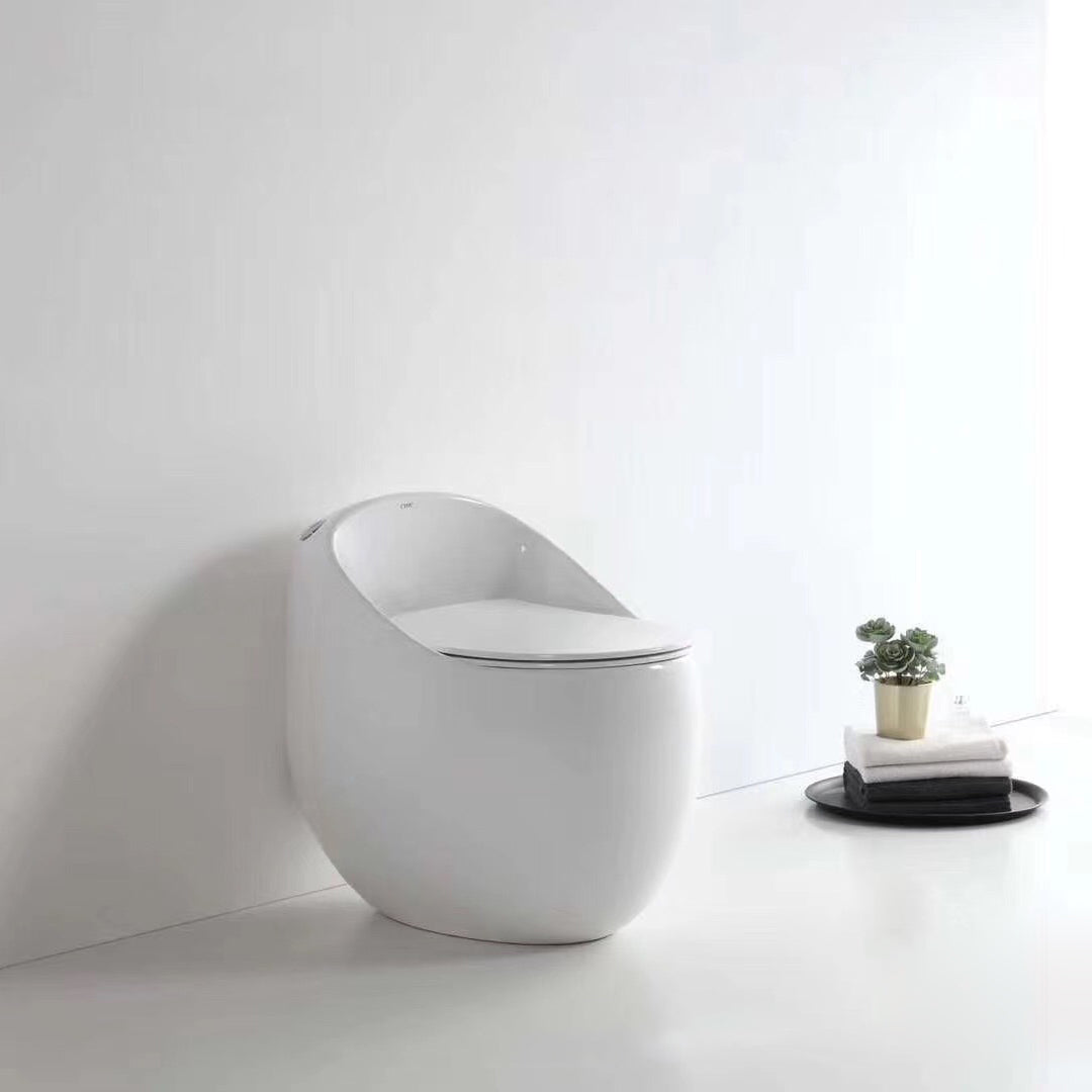 Modern UF Siphon Jet Toilet Bowl Floor Mount Flush Toilet with Toilet Seat