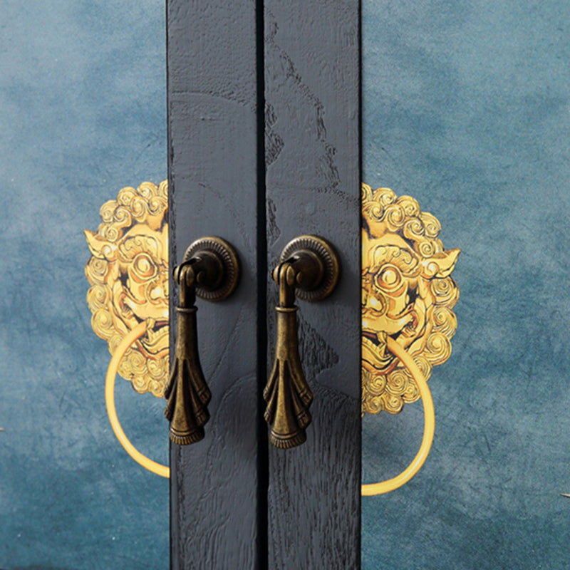 Traditional Solid Wood Bedroom Storage Chest Vertical Chest with Drawers