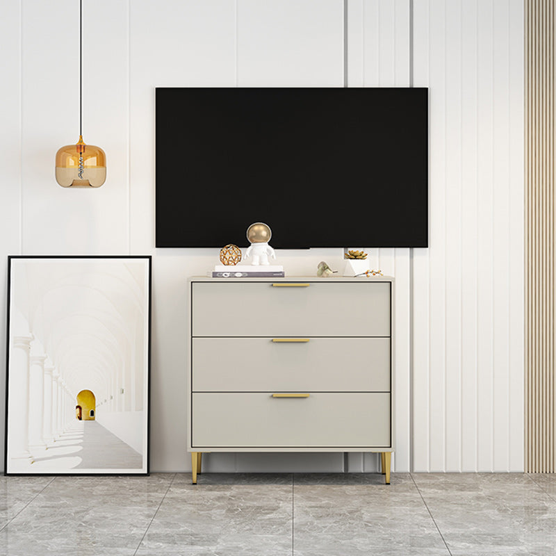 Modern Horizontal Storage Chest Dresser Wooden Storage Chest with Drawers