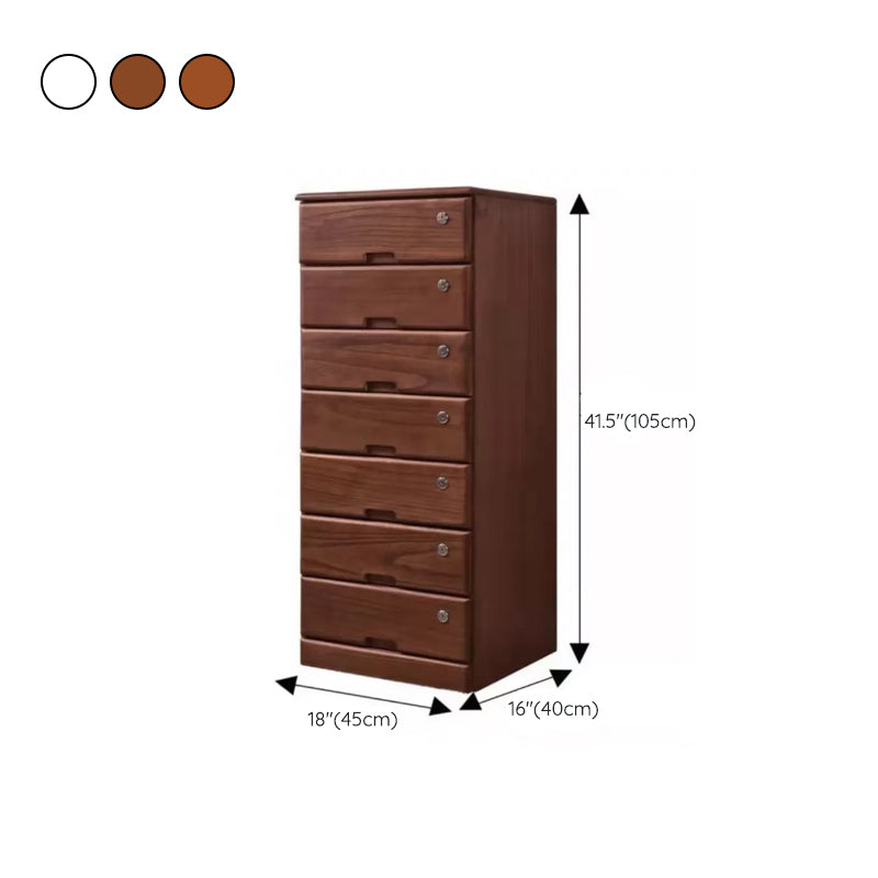 Contemporary Lingerie Chest Wood Bedroom Dresser with Drawers