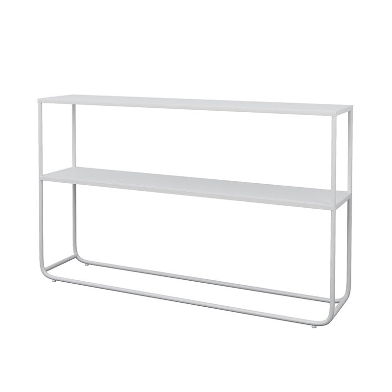 Contemporary Sofa Console Table Antique Finish Console Accent Table in Metal