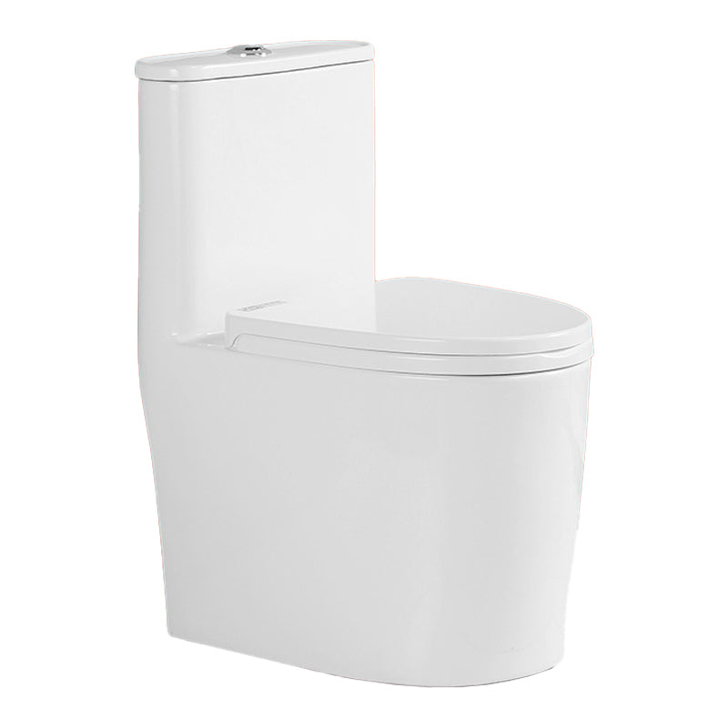 Floor Mounted Porcelain Toilet One-Piece Toilet Modern Flush Toilet