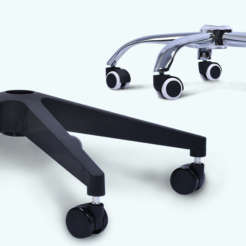 Contemporary Chair Fixed Arms Lumbar Support Conference Chair