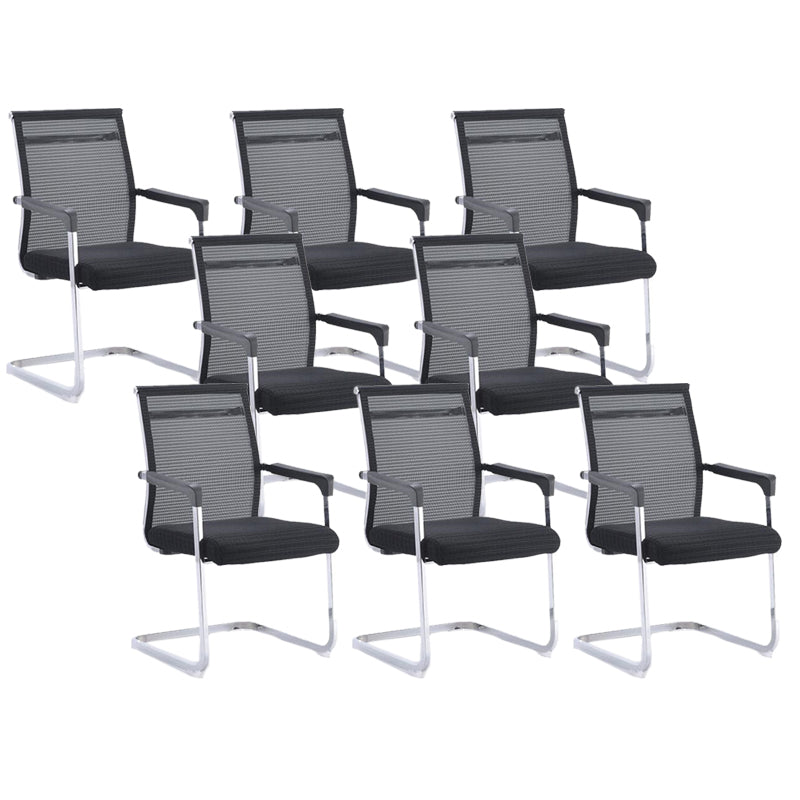 Modern Fixed Arms Office Chair Breathable AirGrid Desk Chair