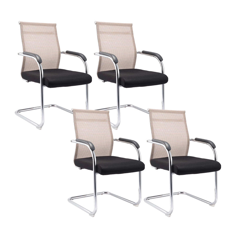 Modern Fixed Arms Office Chair Breathable AirGrid Desk Chair