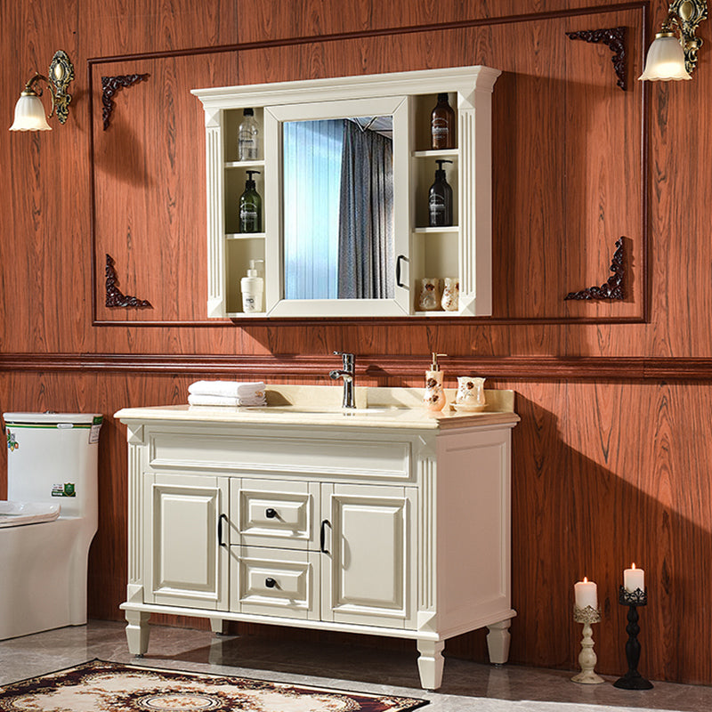 Traditional Freestanding Bathroom Vanity Solid Wood Bathroom Vanity Set for Bathroom