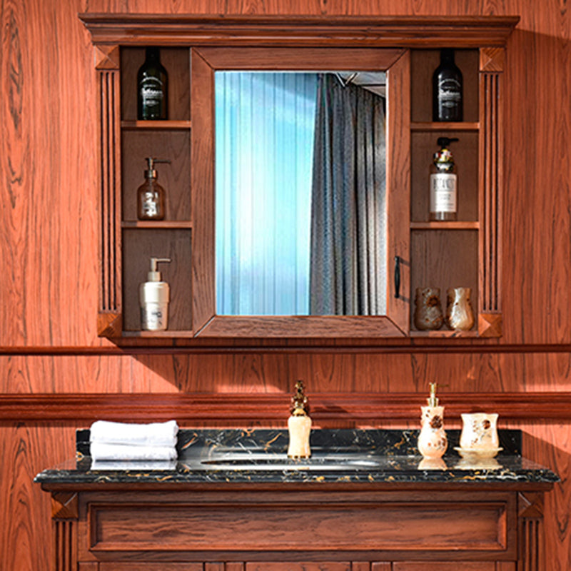 Traditional Freestanding Bathroom Vanity Solid Wood Bathroom Vanity Set for Bathroom