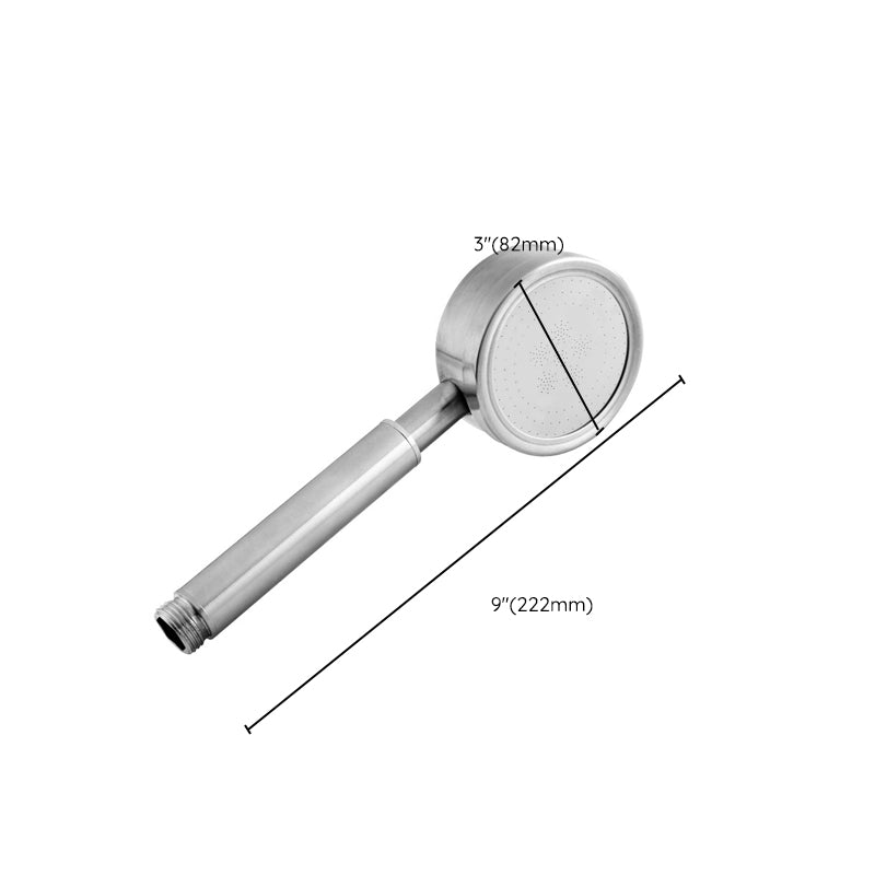 Round Shape Handheld Shower Head Traditional Metal Wall Mounted Hand Shower