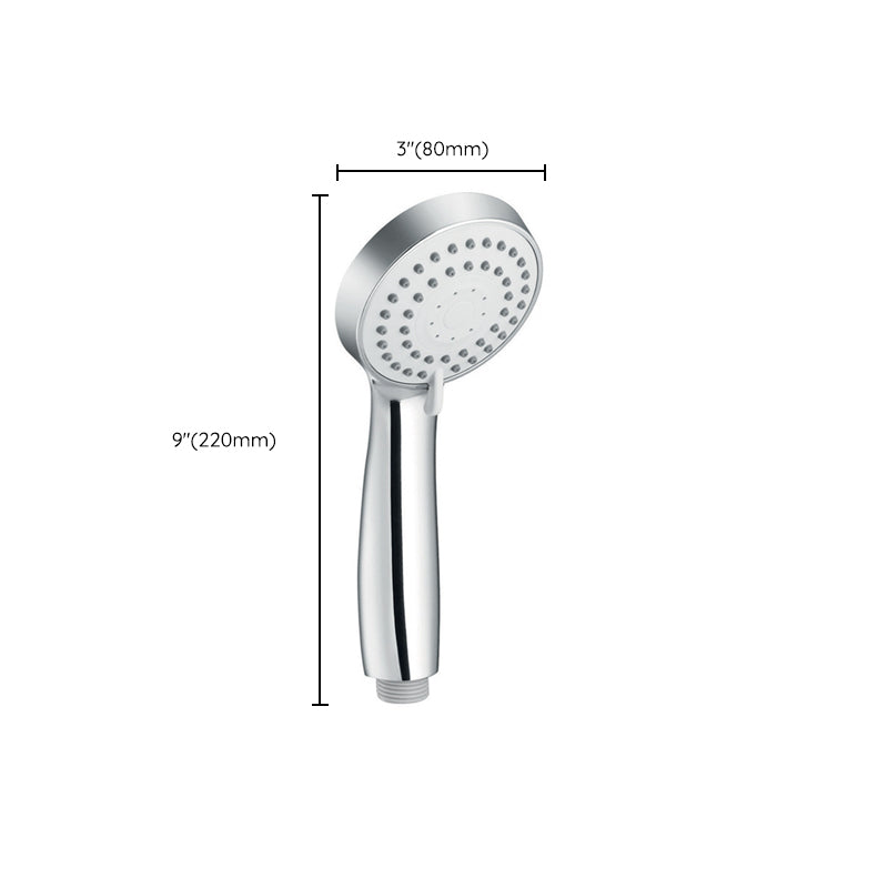 Round Handheld Shower Head Modern Style Hand Shower for Home