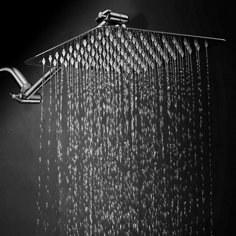 Wall Mounted Fixed Shower Head Modern Style Metal Shower Head