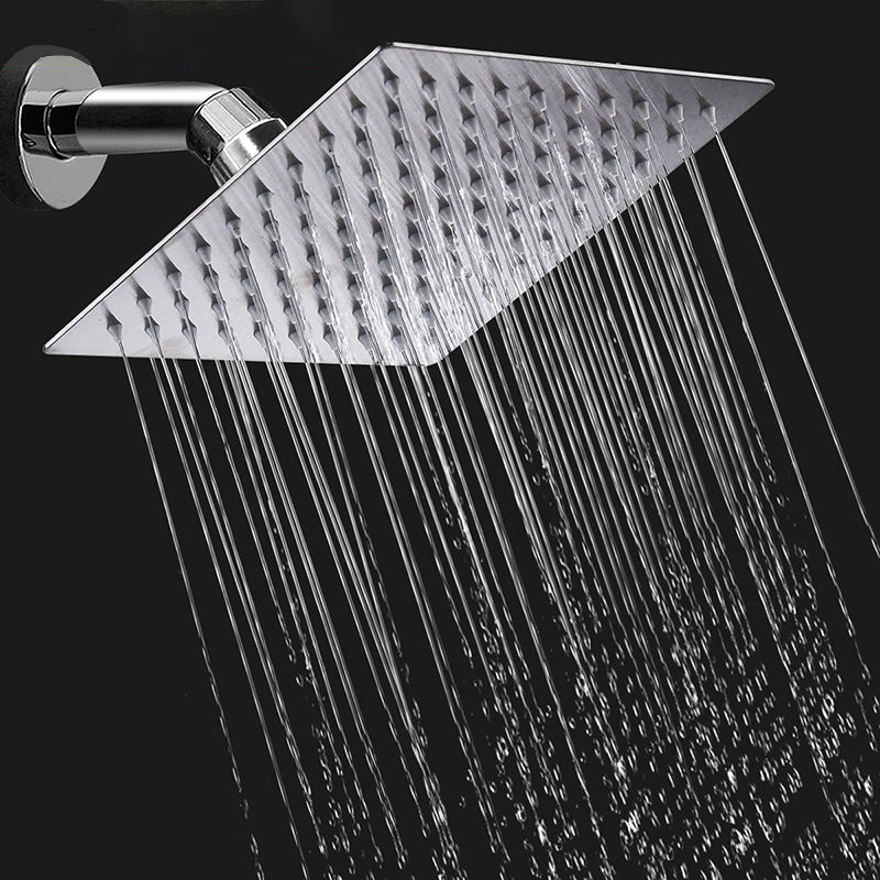 Wall Mounted Fixed Shower Head Modern Style Metal Shower Head