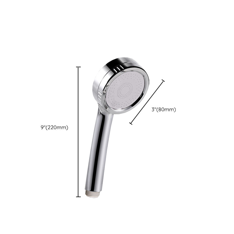 Modern Style Round Handheld Shower Bathroom Metal Wall Mounted Hand Shower