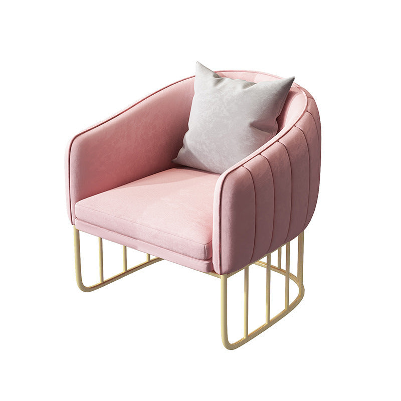 Contemporary Tight Back Sofa with Tuxedo Arm and Metal Base for Living Room