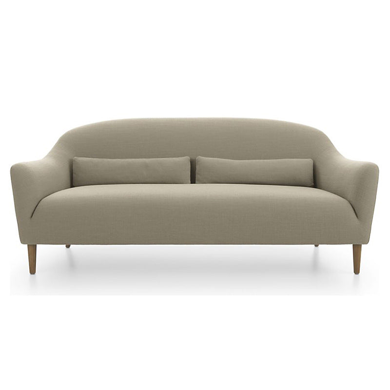 Contemporary 2-Seater 31.88" H Cotton Blend Flared Arm Loveseat