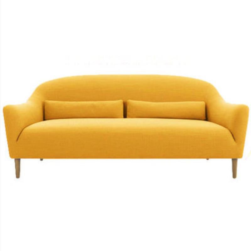 Contemporary 2-Seater 31.88" H Cotton Blend Flared Arm Loveseat