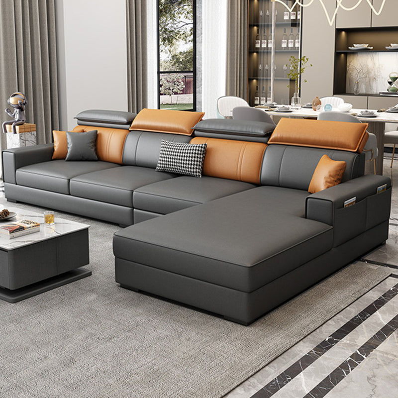 Nordic Stationary with Storage Living Room Recessed Arm Cushions Settee