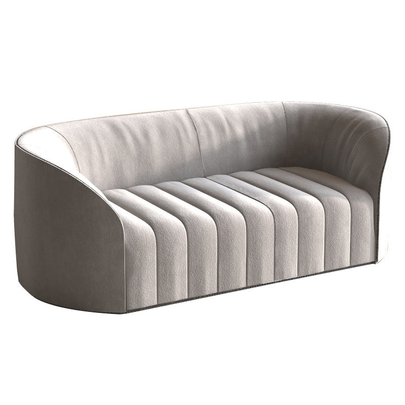 Contemporary Tight Back Standard Sofa Tuxedo Arm Sofa for Living Room