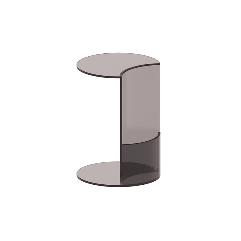 Modern C End Side Table Acrylic Corner Table for Living Room