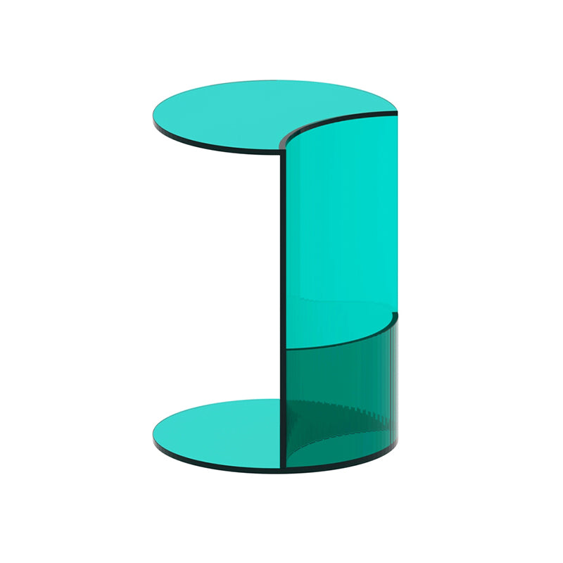 Modern C End Side Table Acrylic Corner Table for Living Room
