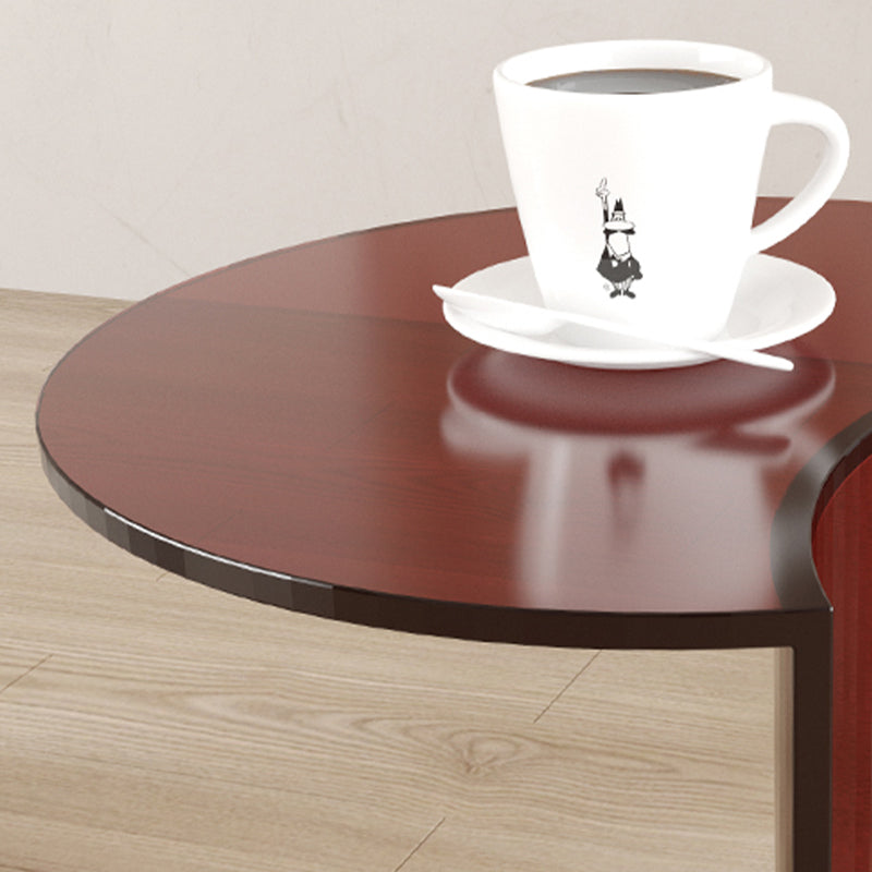Modern C End Side Table Acrylic Corner Table for Living Room