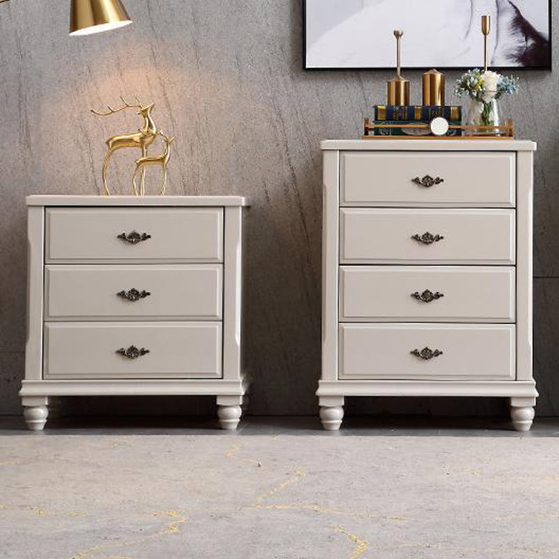 Contemporary Grey Accent Chest with Soft Close Drawers in Rubberwood