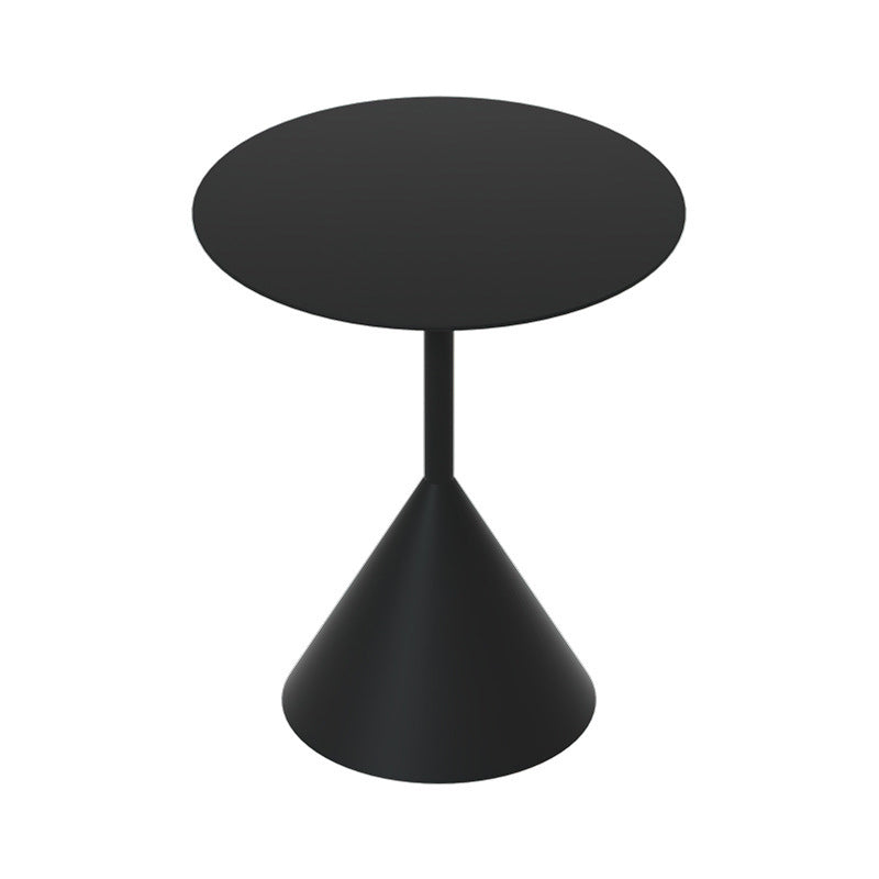 Pedestal Cocktail Table Set Mid-Century Metal Round Coffee Table