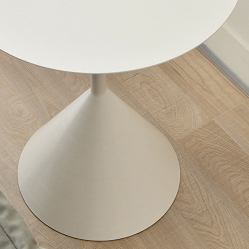Pedestal Cocktail Table Set Mid-Century Metal Round Coffee Table