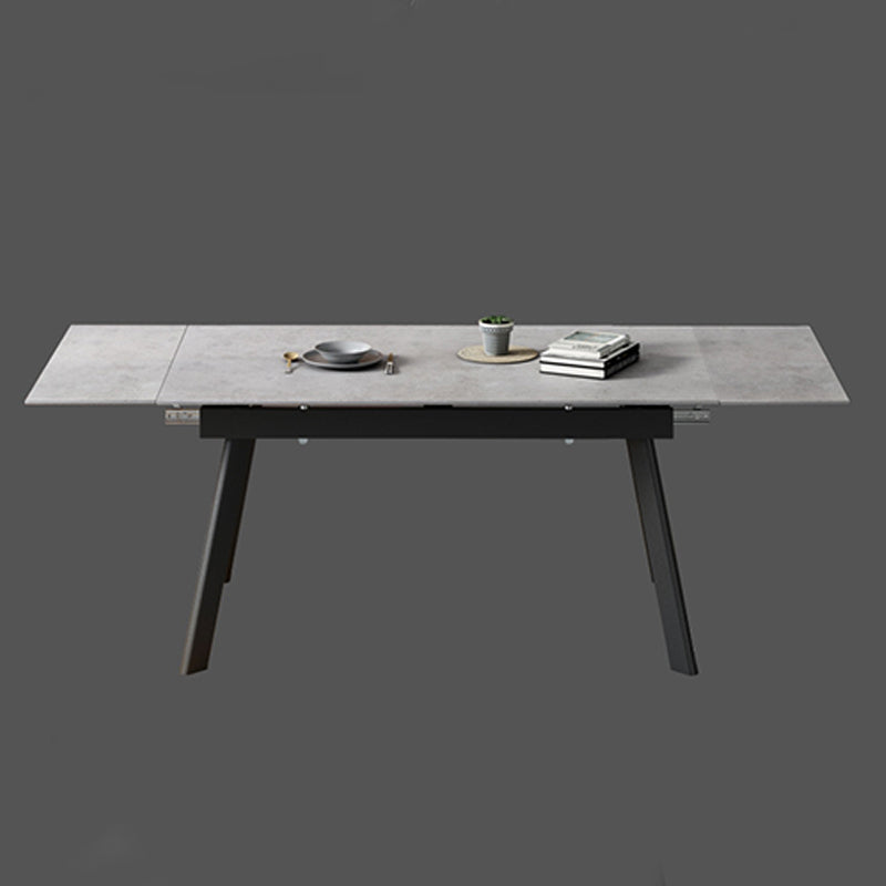 Rectangle Dining Table Modern Extendable Dining Table for Dining Room