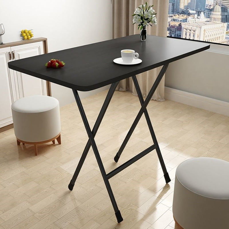 Simplicity Style Rectangle Dining Table Wooden Folding Kitchen Table