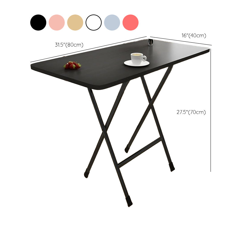 Simplicity Style Rectangle Dining Table Wooden Folding Kitchen Table