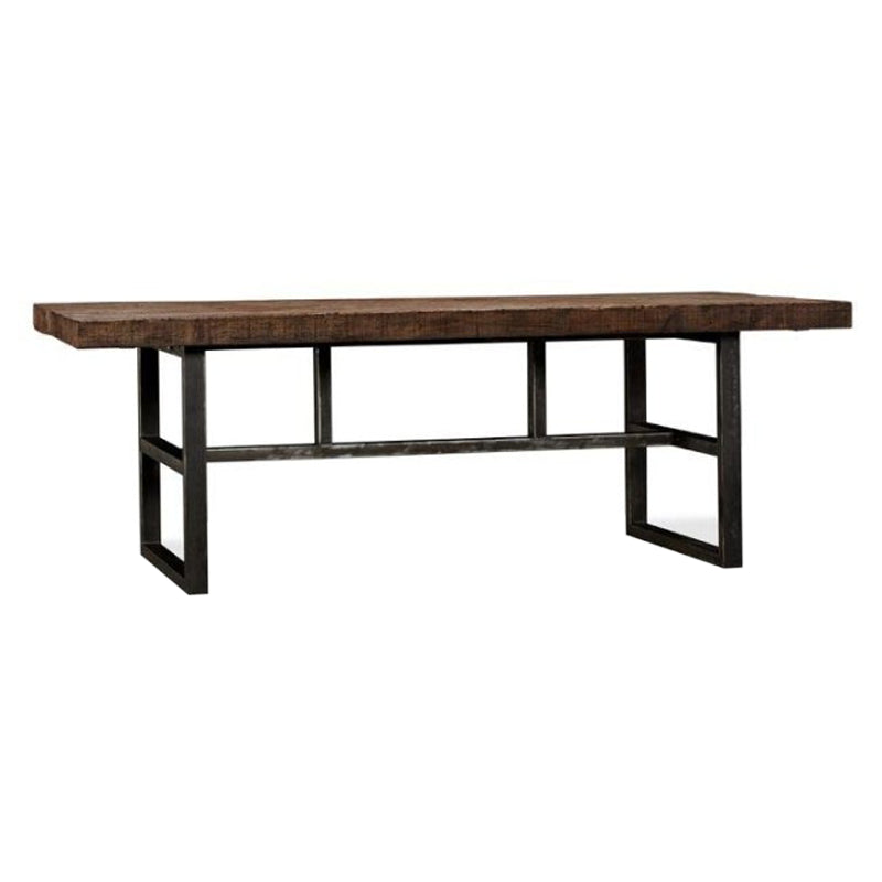 Wooden Table Medieval Modern Style Family Rectangular Dining Table