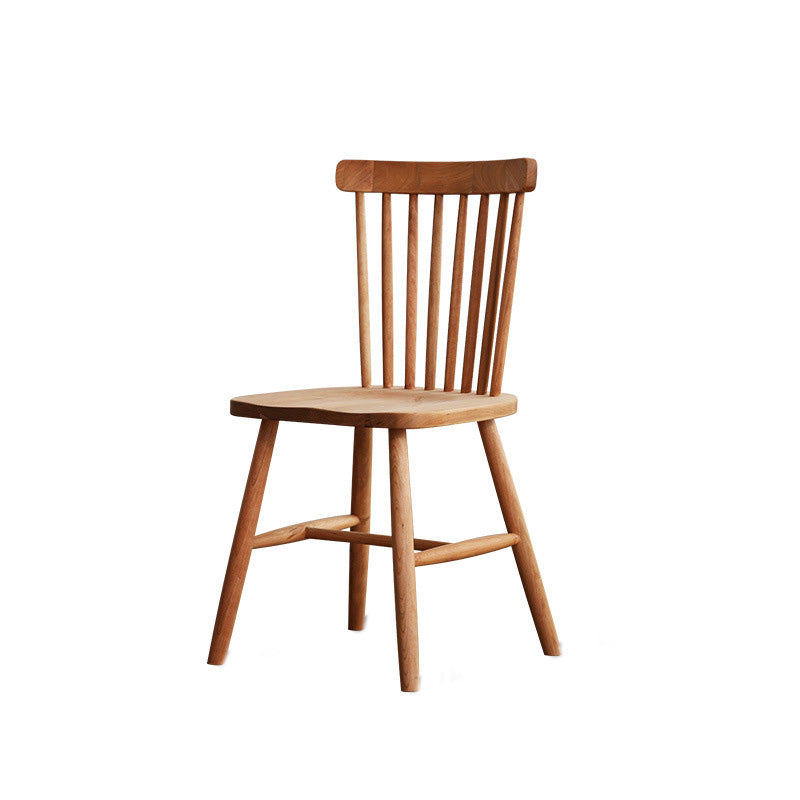 Traditional Kitchen Dining Side Chair Wood Side Dining Chairs in Natural