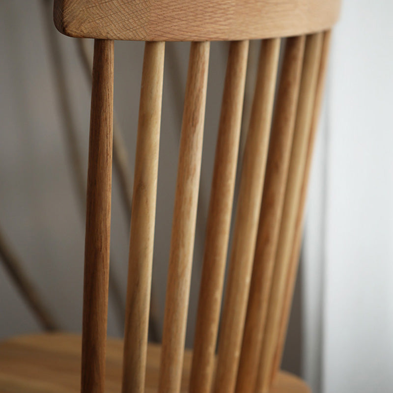 Traditional Kitchen Dining Side Chair Wood Side Dining Chairs in Natural