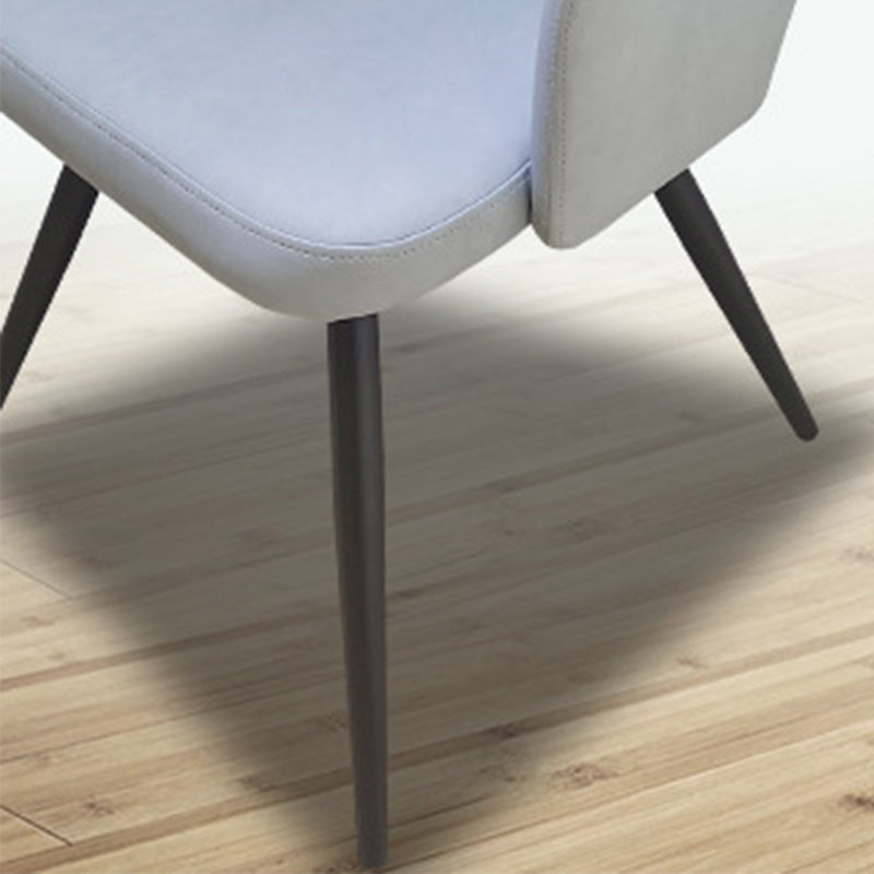 Contemporary Style Arm Chair Open Back Dining Room Chair for Home